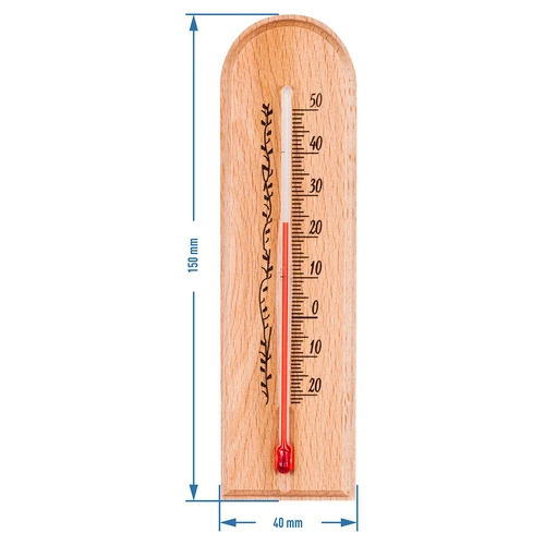 Mintás szobahőmérő (-20 °C-tól +50 °C-ig) 15 cm - 3