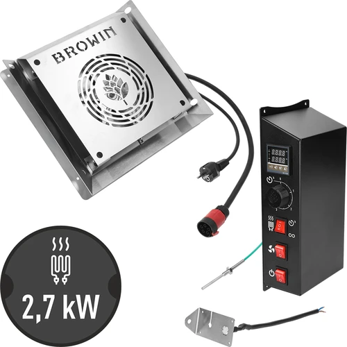 Modulkészlet digitális termosztáttal - dragON 2,7 kW, kerti füstölőkhöz