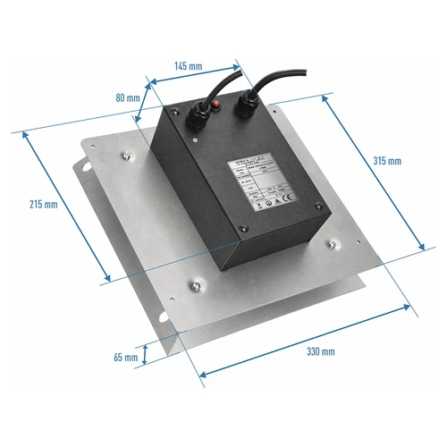 Modulkészlet digitális termosztáttal - dragON 2,7 kW, kerti füstölőkhöz - 9
