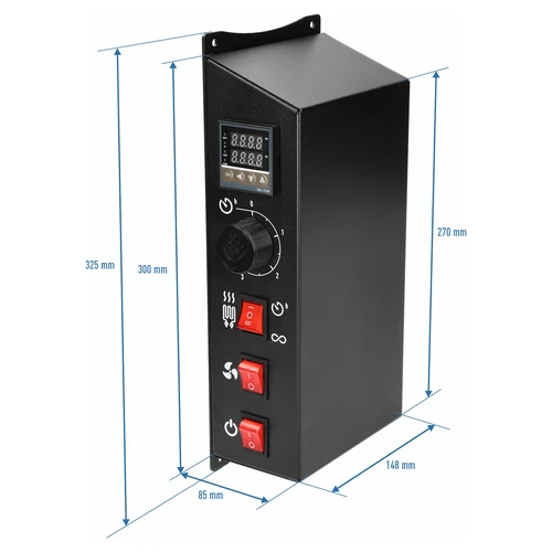 Modulkészlet digitális termosztáttal - dragON 2,7 kW, kerti füstölőkhöz - 10