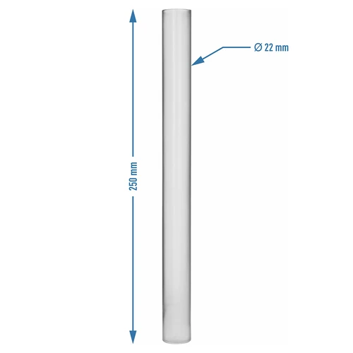 Műanyag mérőhenger folyadékmérőkhöz, 25 cm - 3
