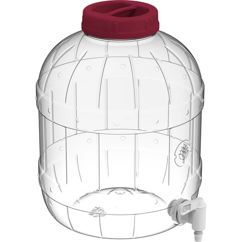 Multifunkciós csappal ellátott befőttesüveg 10 l - 2