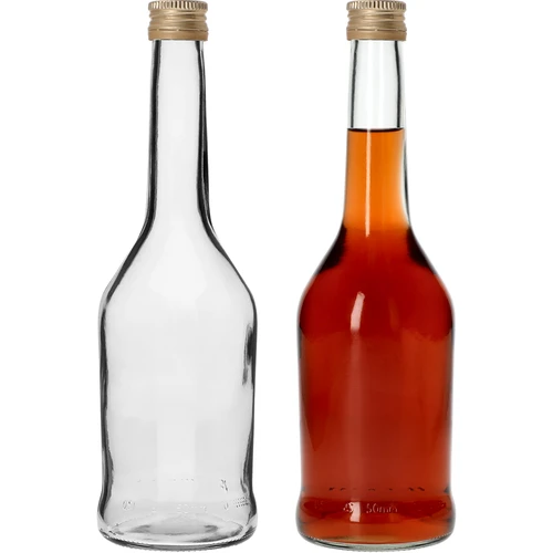 Napoleon üvegpalack 500 ml, fi28-as csavaros kupakkal, 6 db - 4