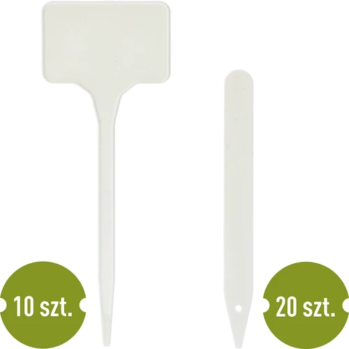 Növényjelölő táblácskák + ceruza, mix 10+20 db - 2