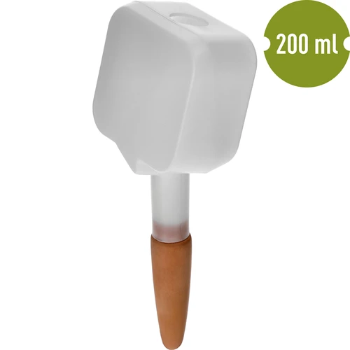 Növényöntöző – fehér táblácska kerámia tüskével, 200 ml - 2