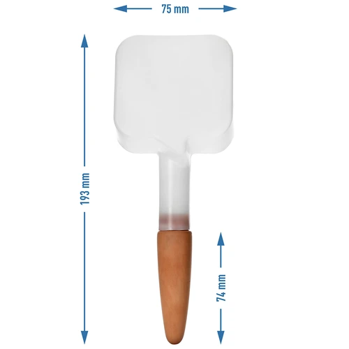 Növényöntöző – fehér táblácska kerámia tüskével, 200 ml - 5