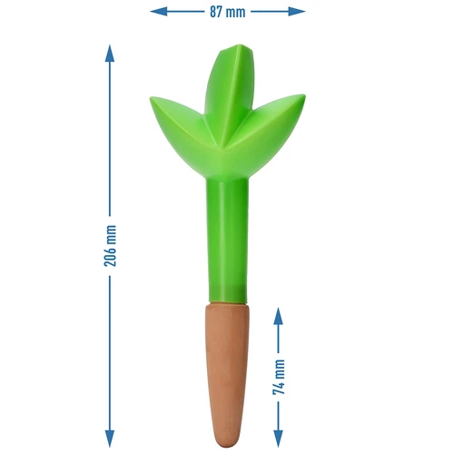 Növényöntöző – zöld levél kerámia kúppal, 120 ml - 5
