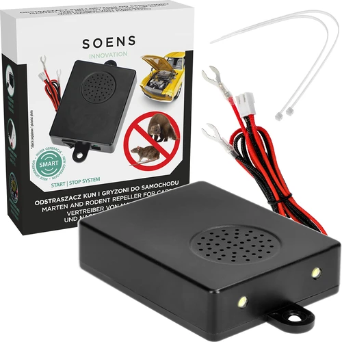 Nyest- és rágcsálóriasztó autóhoz (ultrahangos) - 11