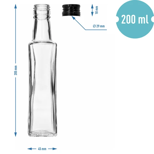 Olimp palack 200 ml csavaros kupakkal, 1 db - 8