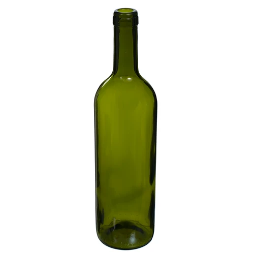 Olívazöld borospalack 0,75 L - 8 db-os zsugorfóliás csomag - 3