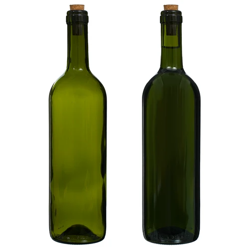 Olívazöld borospalack 0,75 L - 8 db-os zsugorfóliás csomag - 5