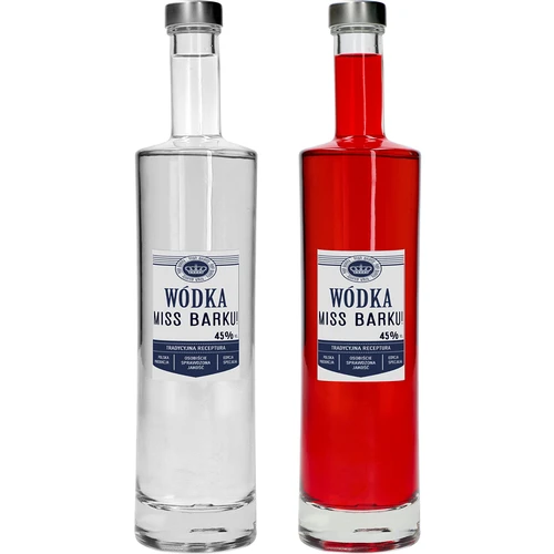 Öntapadó címkék 60x90 mm palackokra, vodkára, fehér, 20 db - 6