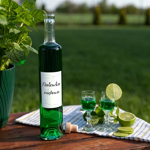 Öntapadós címkék 60 x 90 mm palackokra, házi likőrre, alkoholos italokra, vodkára - 20 db - 6