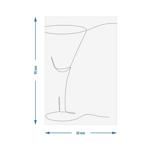 Öntapadós címkék 60 x 90 mm palackokra, házi likőrre, alkoholos italokra, vodkára - 20 db - 3