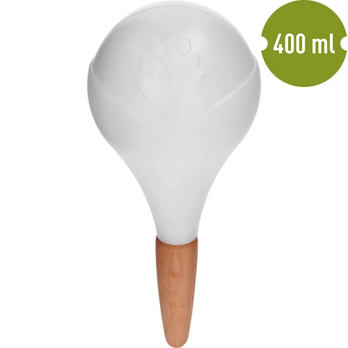 Öntözőgömb növényekhez, matt fehér, kerámia tüskével, 400 ml - 2