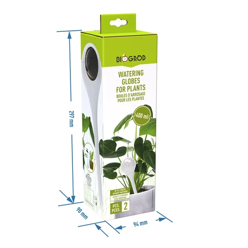 Öntözőgömbök növényekhez, átlátszó, 400 ml, 2 db - 6