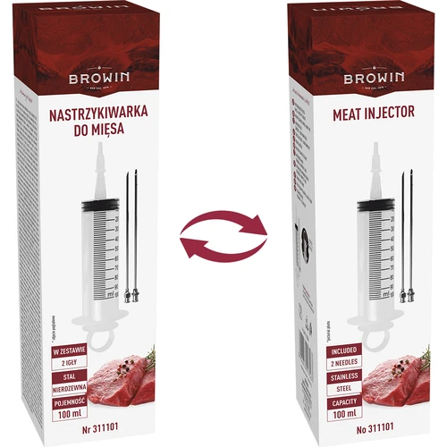 Pácléinjektor 100 ml + 2 tű - 11