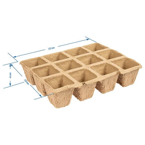Papír cserepek 4,5 x 5 x 4,5, 5 darabos készlet. - 4