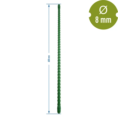 PE-bevonatú acél karó 0,6 m x 8 mm - 2