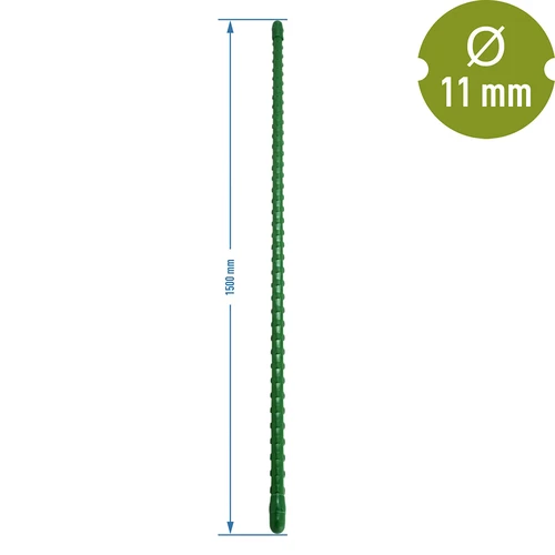 PE bevonatú acél növénykaró 1,5 m x 11 mm - 2