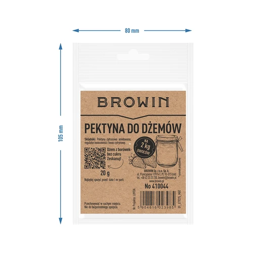 Pektin dzsemhez - amidált citruspektin, zselésítéshez, 20 g - 4