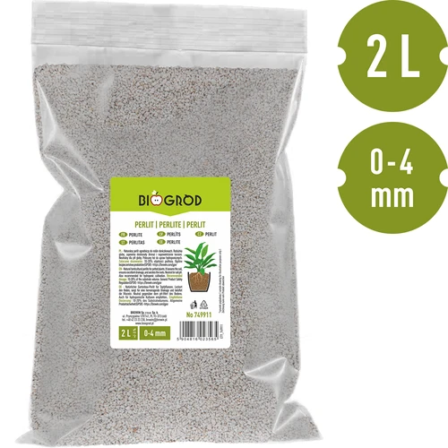 Perlit cserepes növényekhez és kertészkedéshez, 2 l - 3