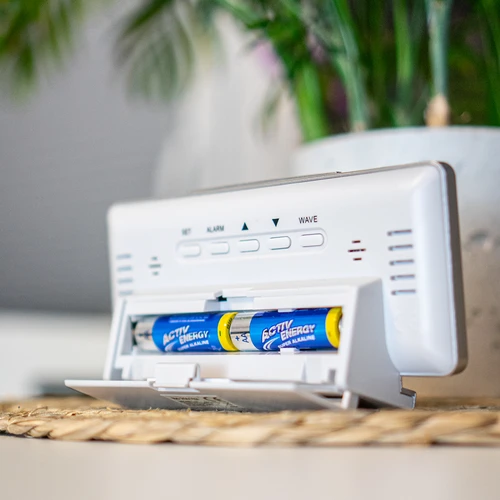 RCC, DCF időjárás-állomás – elektronikus, vezeték nélküli, háttérvilágítású érzékelővel, fehér - 13