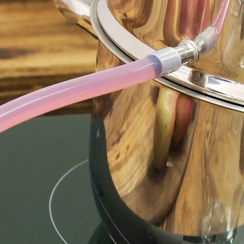 Rozsdamentes acél gőzölős lékinyerő párolóval, 5 l - 15