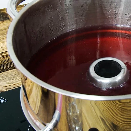 Rozsdamentes acél gőzölős lékinyerő párolóval, 5 l - 16