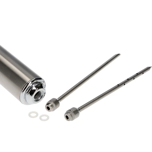 Rozsdamentes acél pácinjektor 60 ml + 2 tű - 4