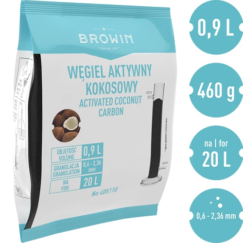 Rozsdamentes acél szűrőoszlop, felfüggeszthető, tartozékokkal és aktív szénnel - 7