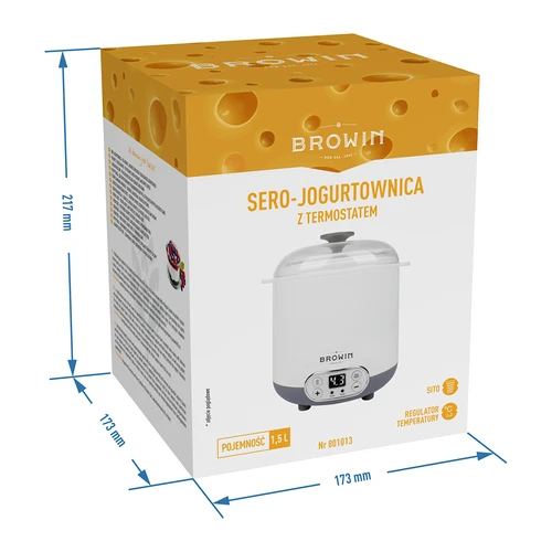 Sajt- és joghurtkészítő termosztáttal 1,5 L - 11
