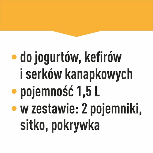 Sajt- és joghurtkészítő termosztáttal 1,5 L - 18