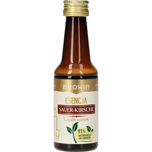 Sauer-Kirsche esszencia – Tiszta Meggy, 40 ml, 4 literhez - 2