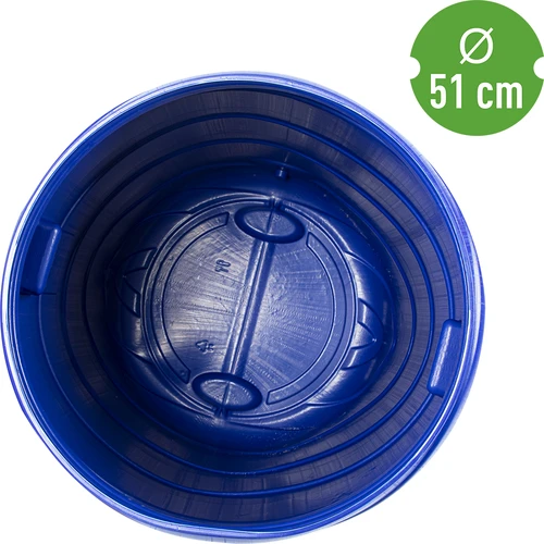 Savanyító hordó 240 l, kék - 4