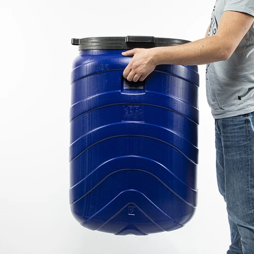 Savanyító hordó 240 l, kék - 10
