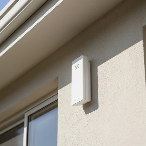 Soens márkájú elektronikus hőmérő - külső érzékelővel, kerek, fehér - 9