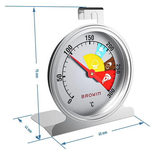 Sütőhőmérő (0 °C-tól +300 °C-ig) Ø 4,4 cm - 6