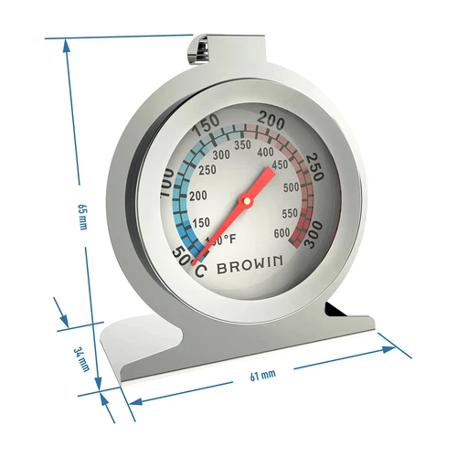 Sütőhőmérő (50°C-tól +300°C-ig) Ø6,1cm - 3