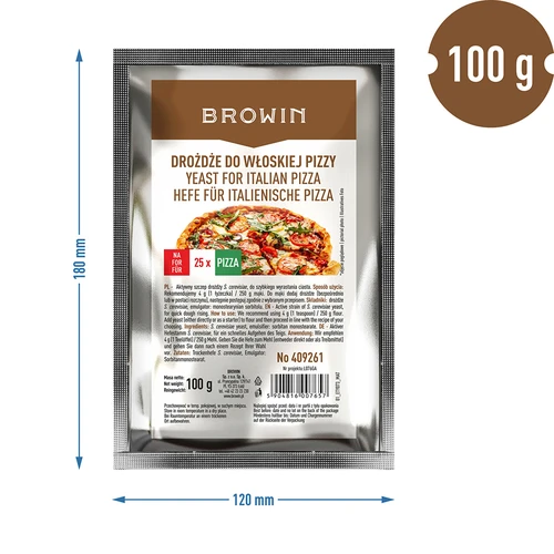 Szárított élesztő olasz pizzához - 100 g - 3
