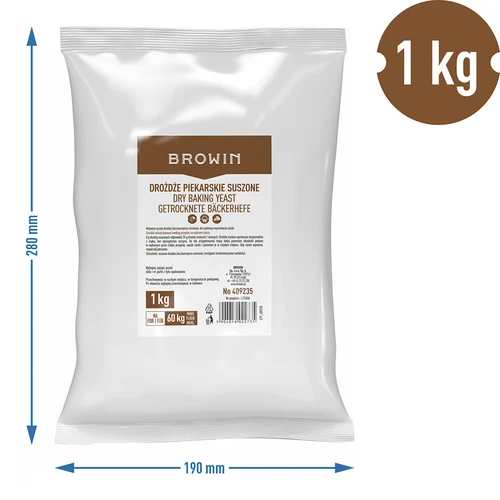 Szárított sütőélesztő, 1 kg - 4
