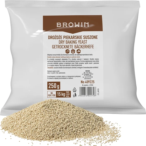 Szárított sütőélesztő, 250g