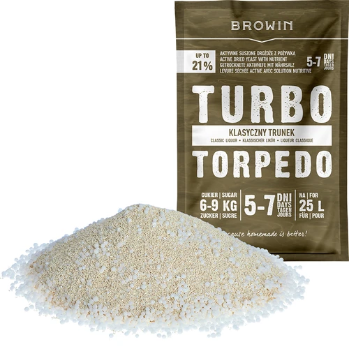 Szeszélesztő Turbo Torpedo 5–7 nap 21% 100 g - 3