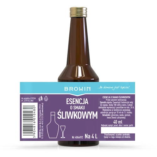 Szilva ízű eszencia 4 l-hez, 40 ml - 4