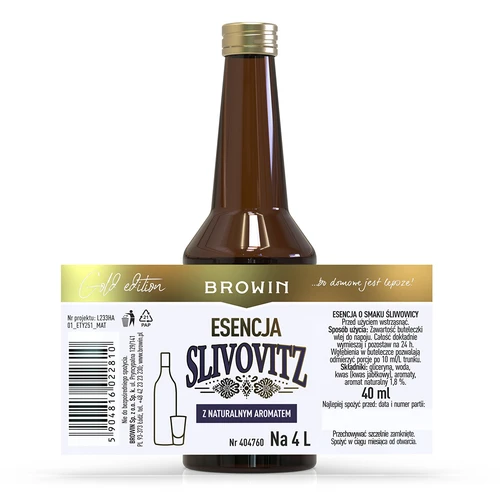 Szilvapálinka ízű esszencia, 4 l-hez, 40 ml - 4