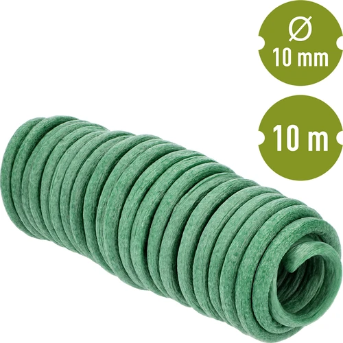Szivacsbevonatú kerti kötöződrót, zöld, 10 m, Ø 10 mm - 2