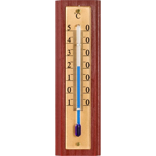 Szobahőmérő arany színű skálával (-10 °C-tól +50 °C-ig) 12 cm