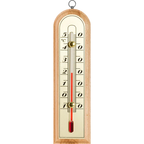 Szobahőmérő aranyszínű skálával (-10°C-tól +50°C-ig) 16 cm