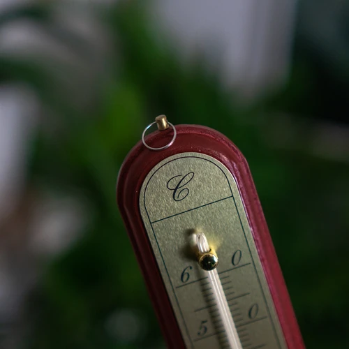 Szobahőmérő aranyszínű skálával (-10°C-tól +60°C-ig) 28 cm, mix - 7