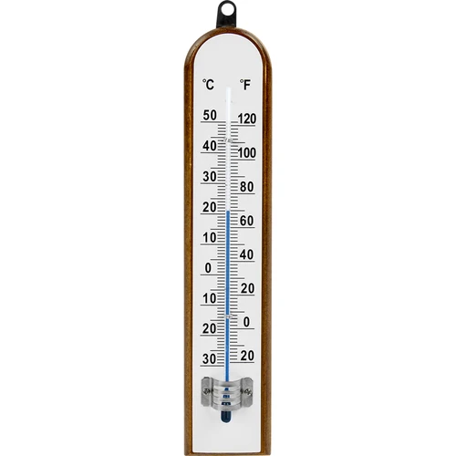 Szobahőmérő fehér skálával (-30 °C-tól +50 °C-ig) 20 cm
